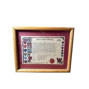 "McNutt" Family Name History Irish Genealogy Historical Research Center Framed